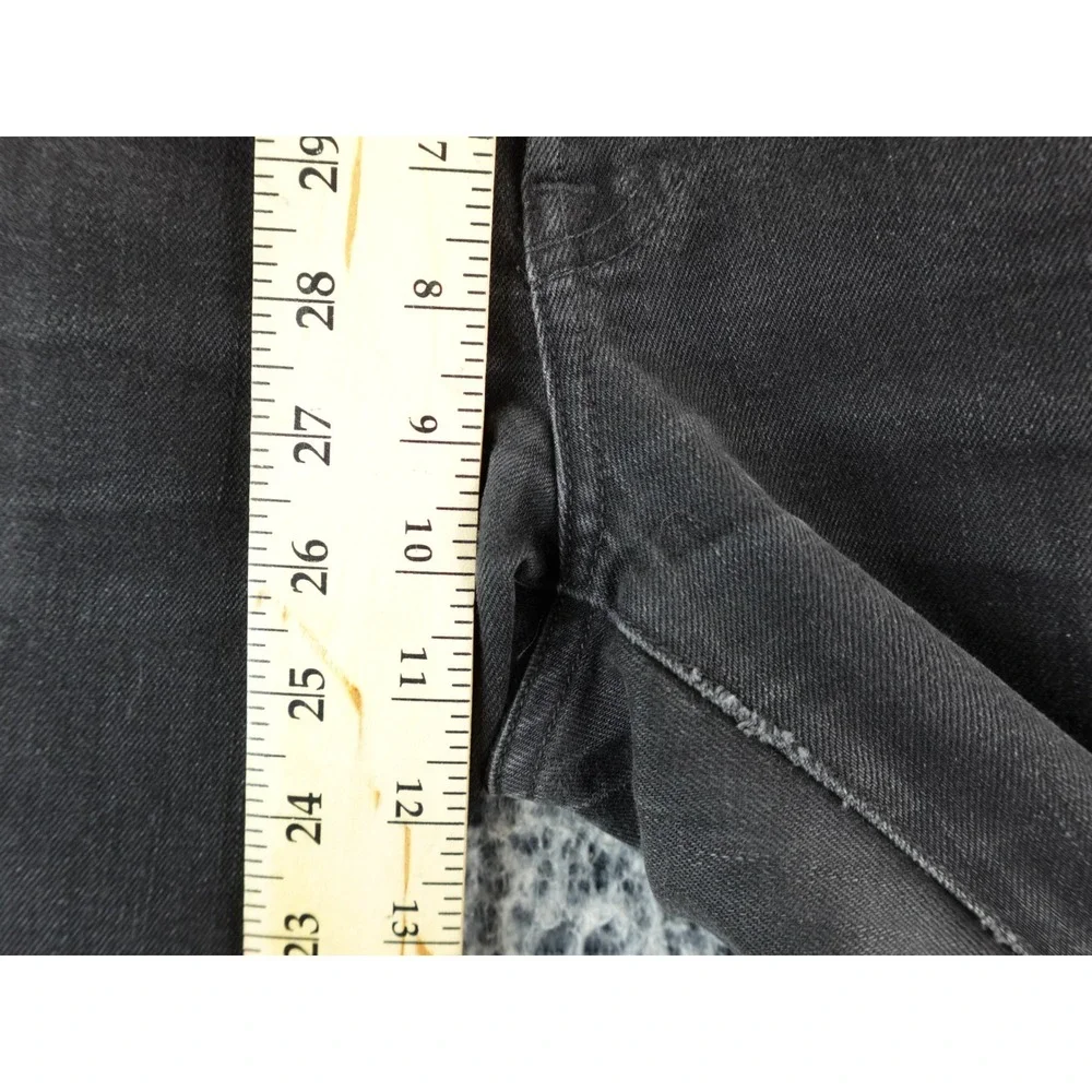 Flint and‎ Tinder Slim Fit Black Washed Denim Jeans Mens 33x32